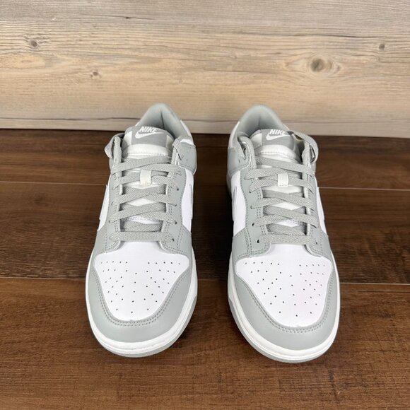 Nike Dunk Low Mens Size 10 White Light Smoke Grey HF5441 105 - Picture 4 of 10
